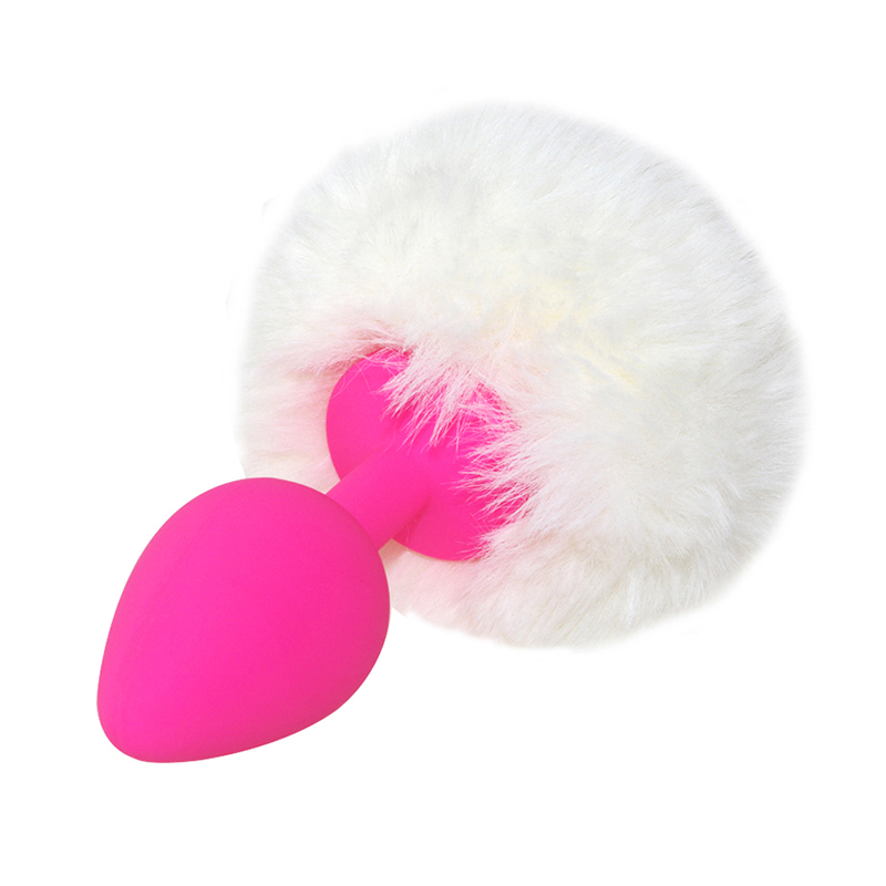 Tail Silicone Fake Fur Anal Plug Sex Toys Tail Erotic Toys For Women Men Couple Vibrator Massager GS09
