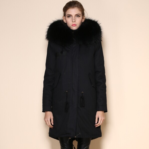 New Women' Fashion Slim Wool Fur Collar Long Black Lapel Jacket Outwear Coat Hot Sale, As pic
New Women' Fashion Slim Wool Fur Collar Long Black Lapel Jacket Outwear Coat Hot Sale, As pic