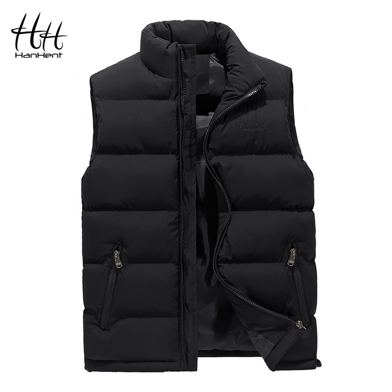 HanHent Fashion Men's Vest Slim Thick Warm Winter Men Outerwear Bodywarmer 2018 Streetwear Sleeveless Coats Jackets Big Size, Black
HanHent Fashion Men's Vest Slim Thick Warm Winter Men Outerwear Bodywarmer 2018 Streetwear Sleeveless Coats Jackets Big Size, Black