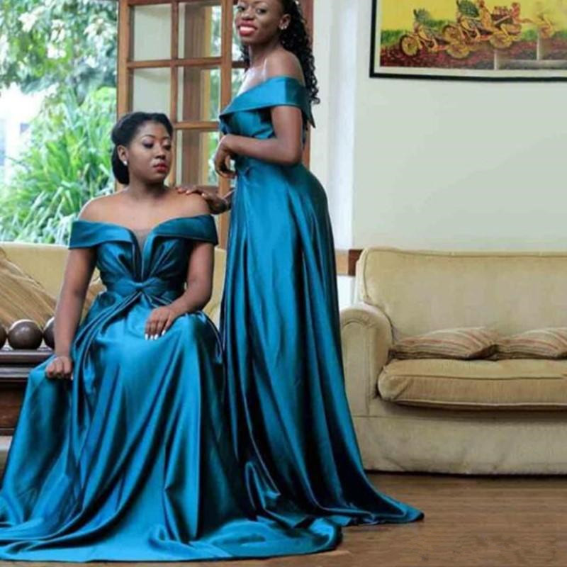 new off shoulder plus size bridesmaid dresses evening gowns women formal long party dresses wedding guest dress