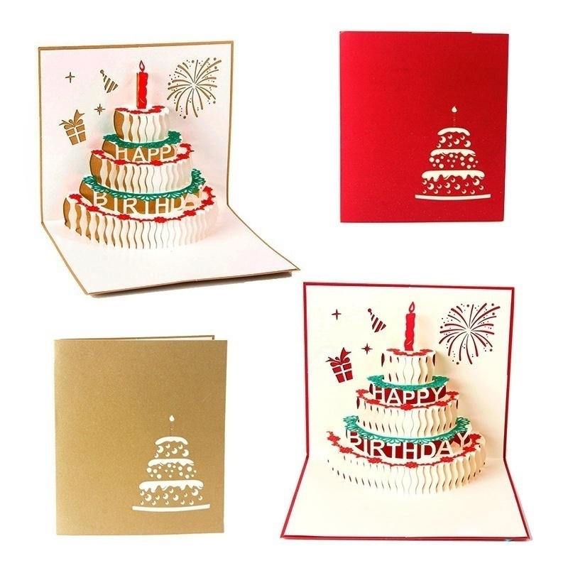 3D Cake Birthday Cards Greeting Card And Envelope For Best Wishes Of Birthday Greeting Card DIY handmade
3D Cake Birthday Cards Greeting Card And Envelope For Best Wishes Of Birthday Greeting Card DIY handmade