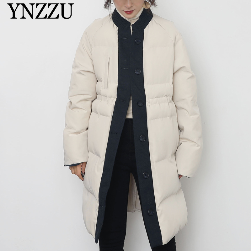 Fashion Women Winter Long parkas Thick warm Patchwork Loose Female Outwear Buttons Elegant Long coat Casual 2020 New YNZZU 9O148, Black
Fashion Women Winter Long parkas Thick warm Patchwork Loose Female Outwear Buttons Elegant Long coat Casual 2020 New YNZZU 9O148, Black