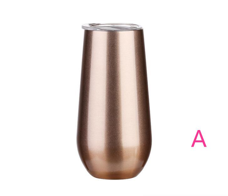6oz Egg Cups Wine Tumbler Beer Mugs Champagne Flute Tumbler Stainless Steel Rose Gold Thermos Vacuum Flask with Lids 17 colors, White
6oz Egg Cups Wine Tumbler Beer Mugs Champagne Flute Tumbler Stainless Steel Rose Gold Thermos Vacuum Flask with Lids 17 colors, White