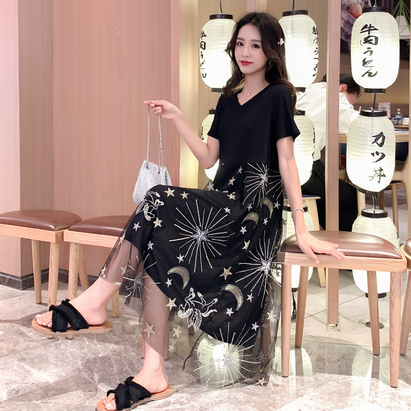 8226# Maternity Clothes Summer Short Sleeve Easy Matching Loose Stylish Dress for Pregnant Women Pregnancy Clothes, Black
8226# Maternity Clothes Summer Short Sleeve Easy Matching Loose Stylish Dress for Pregnant Women Pregnancy Clothes, Black