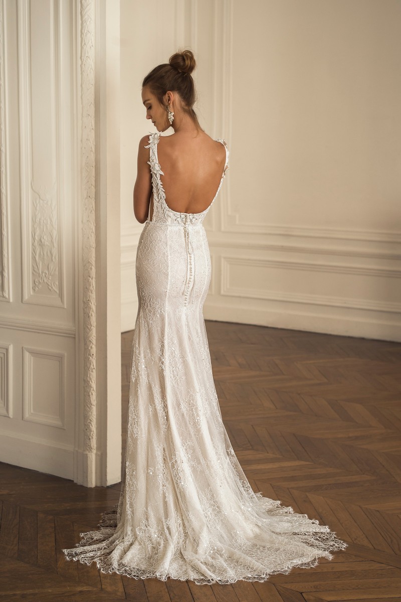sexy sequins a line wedding dresses elegant scoop lace applique bridal gowns custom made backless floor length bride dresses
