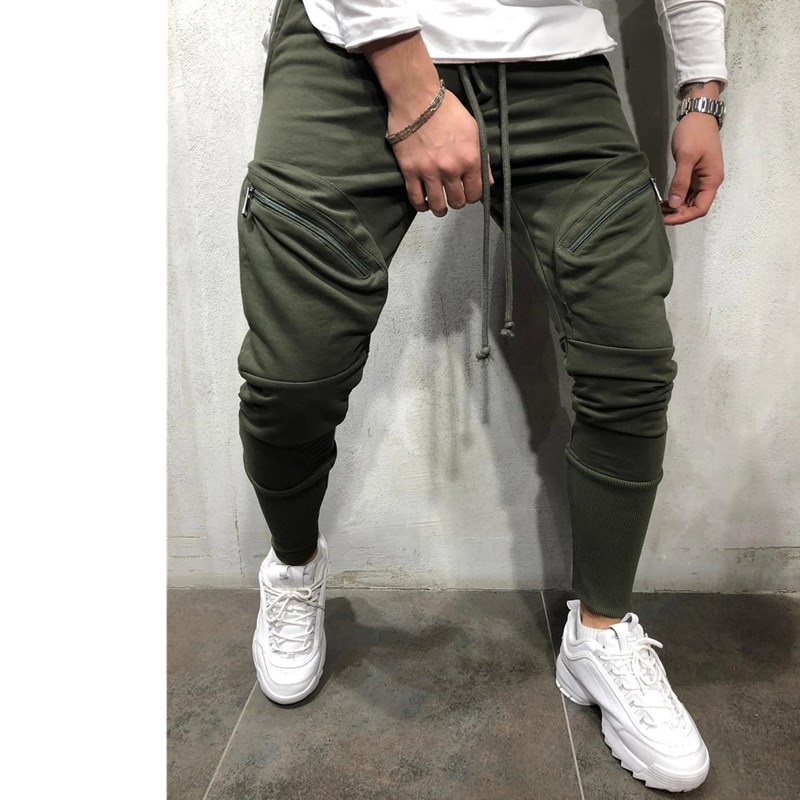 2020 Men Business Casual Cotton Slim Straight Trousers Spring Summer Long Pants Multi-pocket Hip-hop zip-up sweatpants jogging p, Black
2020 Men Business Casual Cotton Slim Straight Trousers Spring Summer Long Pants Multi-pocket Hip-hop zip-up sweatpants jogging p, Black