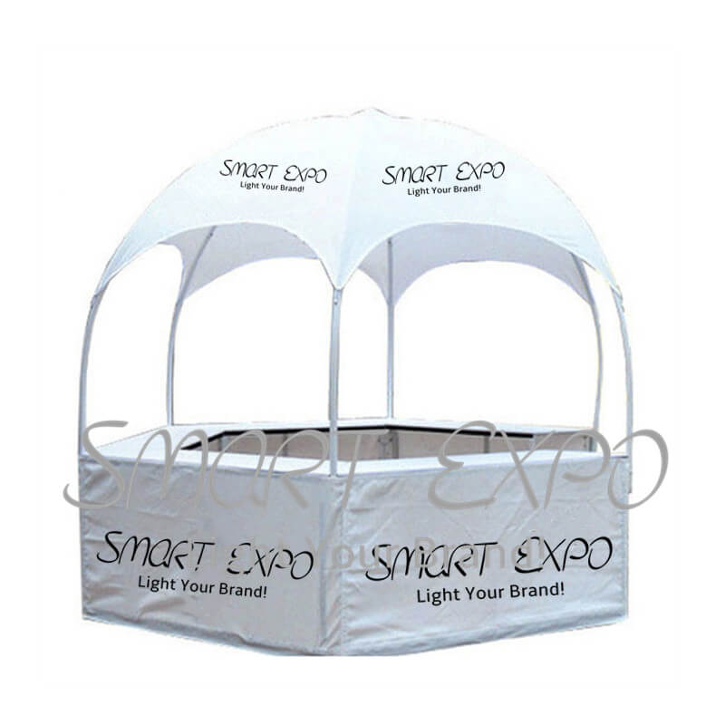 Fashionable Outdoor Metal Roof Gazebo Cotton Candy Energy Drinks Selling Kiosk with Dye-Sublimation Graphics and Portable Wheeled Carry Bag
Fashionable Outdoor Metal Roof Gazebo Cotton Candy Energy Drinks Selling Kiosk with Dye-Sublimation Graphics and Portable Wheeled Carry Bag