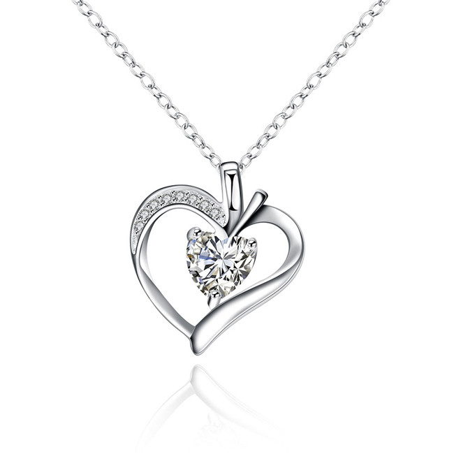 Plated sterling silver necklace 18 inches Heart shaped zircon pendant necklace DHSN329 Top sale 925 silver plate Pendant Necklaces jewelry
Plated sterling silver necklace 18 inches Heart shaped zircon pendant necklace DHSN329 Top sale 925 silver plate Pendant Necklaces jewelry