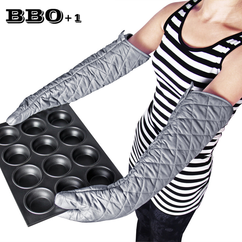 Supper Long 23'' Kitchen Glove Cotton Oven Mitts Heat-resistant BBQ Gloves Hand Pot Holder Cooking Utensils Kitchen Accessories
Supper Long 23'' Kitchen Glove Cotton Oven Mitts Heat-resistant BBQ Gloves Hand Pot Holder Cooking Utensils Kitchen Accessories
