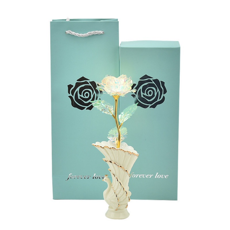 Artificial Rose Flower With Ceramics Base Gift Box Gold Rose Flower For Valentine's Day Mother's Day Girl's
Artificial Rose Flower With Ceramics Base Gift Box Gold Rose Flower For Valentine's Day Mother's Day Girl's