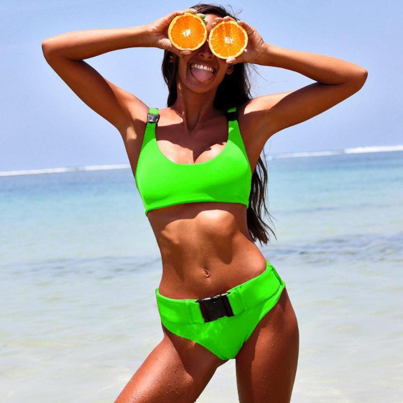 Solid bikini two piece low waist sexy beach swimsuit 4 colors available cute candy swimsuit padded for women
Solid bikini two piece low waist sexy beach swimsuit 4 colors available cute candy swimsuit padded for women