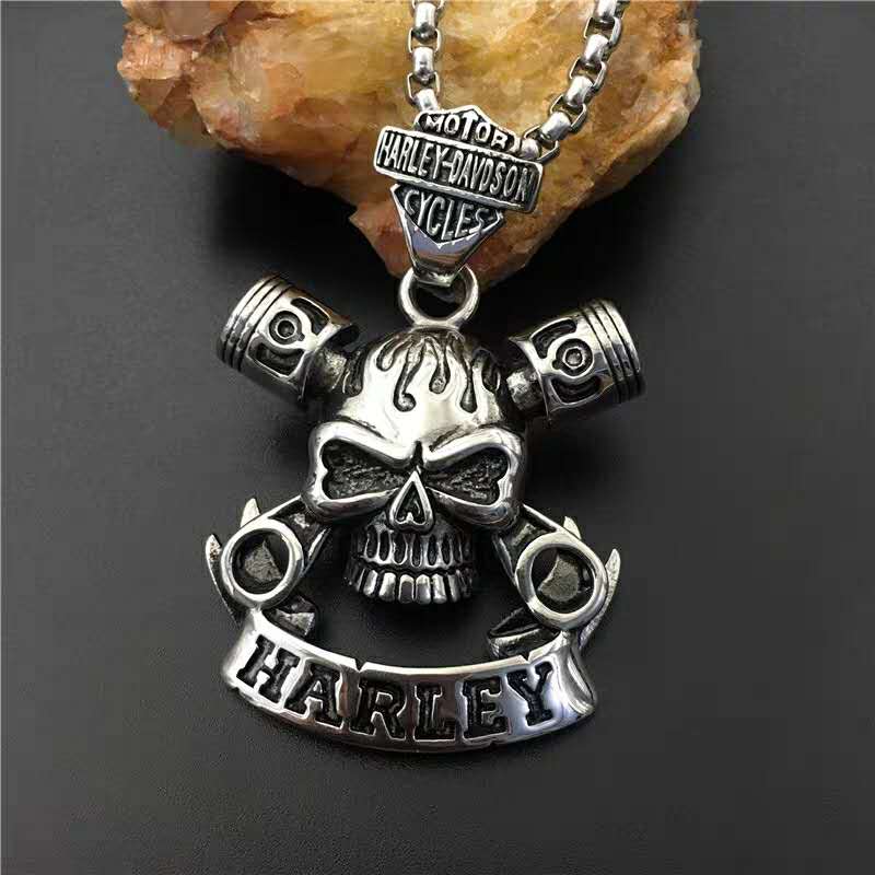 Men's Personalized Punk Vintage High Quality Stainless Steel Pendant, Harley Pendant Jewelry Free Shipping, Silver
Men's Personalized Punk Vintage High Quality Stainless Steel Pendant, Harley Pendant Jewelry Free Shipping, Silver