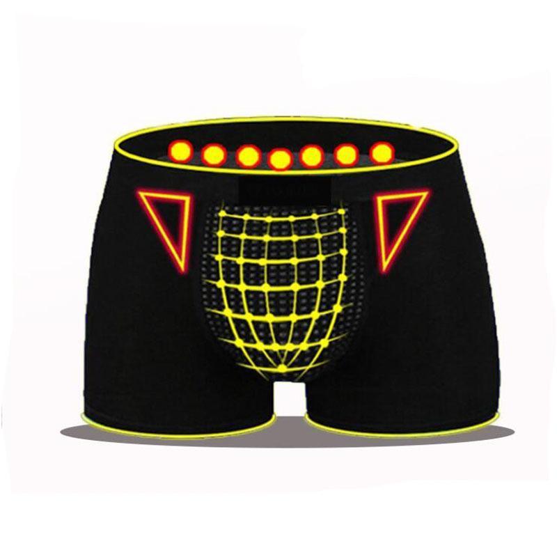High Quality Male Underwear Mens Sexy Magnetic Therapy Boxer Shorts Health Care Underwear Breathable Casual Boxer Men Panties