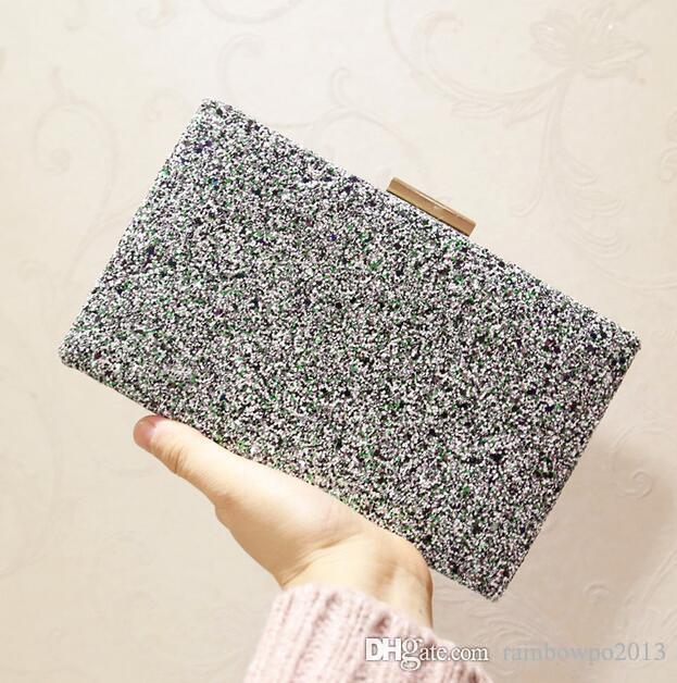 Factory sales handbags elegant woman brand sequined evening bag hand bag fashion dress simple atmosphere shining small package chain, Green
Factory sales handbags elegant woman brand sequined evening bag hand bag fashion dress simple atmosphere shining small package chain, Green