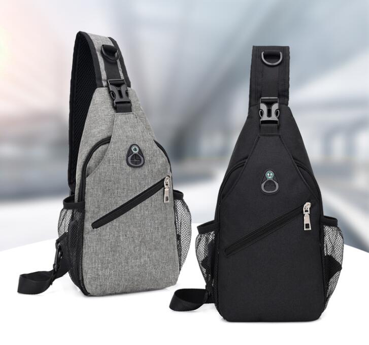 DHL 50pcs Cross body Bag Men Polyester USB Chest Bag Sling bag Large Capacity Sport Cycling Bags 3Colors, Blue
DHL 50pcs Cross body Bag Men Polyester USB Chest Bag Sling bag Large Capacity Sport Cycling Bags 3Colors, Blue
