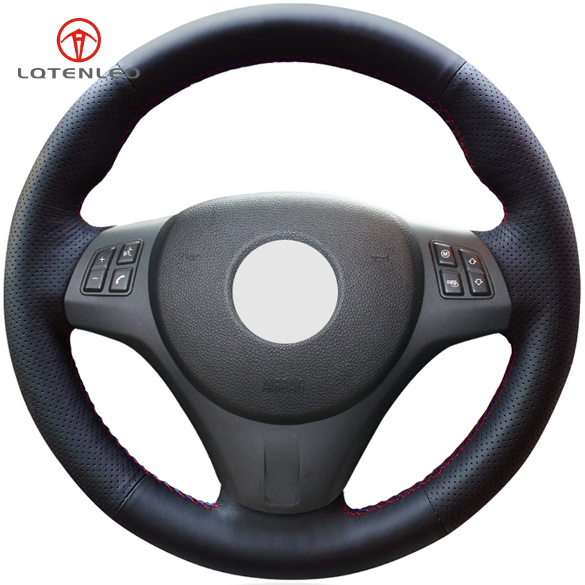 

Black Artificial Leather DIY Car Steering Wheel Cover for BMW M Sport 3 Series E91 320i 325i 330i 335i M3 E90 E92 E93