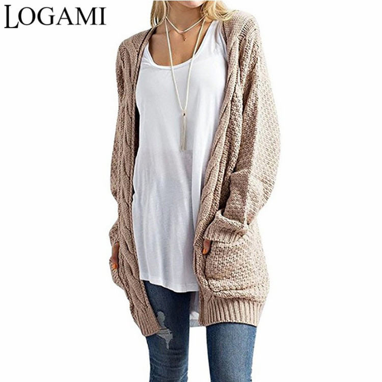 LOGAMI Long Cardigan Women Long Sleeve Knitted Sweater Cardigans Autumn Winter Womens Sweaters 2017 Jersey Mujer Invierno V191217, Pink
LOGAMI Long Cardigan Women Long Sleeve Knitted Sweater Cardigans Autumn Winter Womens Sweaters 2017 Jersey Mujer Invierno V191217, Pink