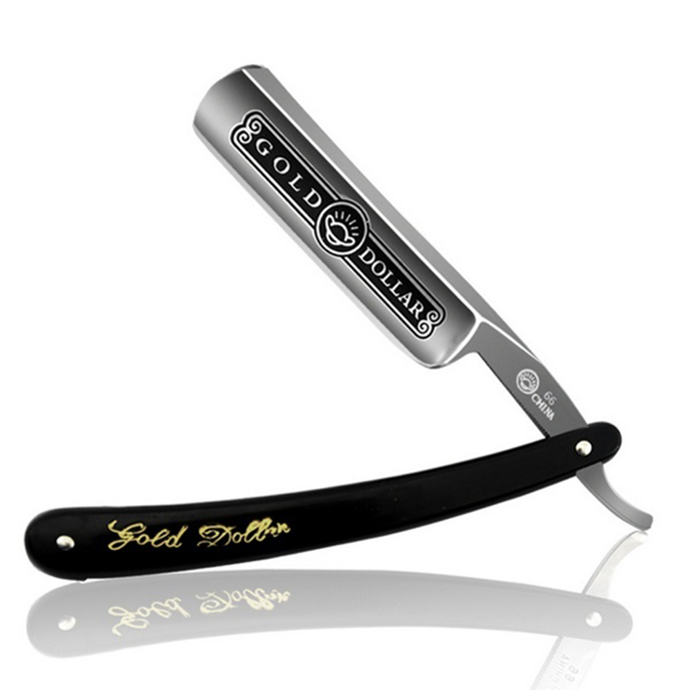 Shaving Ready Cut Throat Straight Razors Gold Dollar 66 Classic Manual Barber Razor Folding Knife Stainless Steel Trimmer Men Old Fashion
Shaving Ready Cut Throat Straight Razors Gold Dollar 66 Classic Manual Barber Razor Folding Knife Stainless Steel Trimmer Men Old Fashion