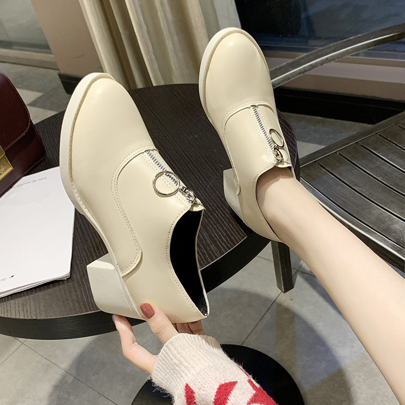 Lady Boots Leather Booties Women's Rubber Shoes Rain Bootee Woman 2019 Round Toe Chunky Heel Zipper Ladies Work Shoes, Black
Lady Boots Leather Booties Women's Rubber Shoes Rain Bootee Woman 2019 Round Toe Chunky Heel Zipper Ladies Work Shoes, Black