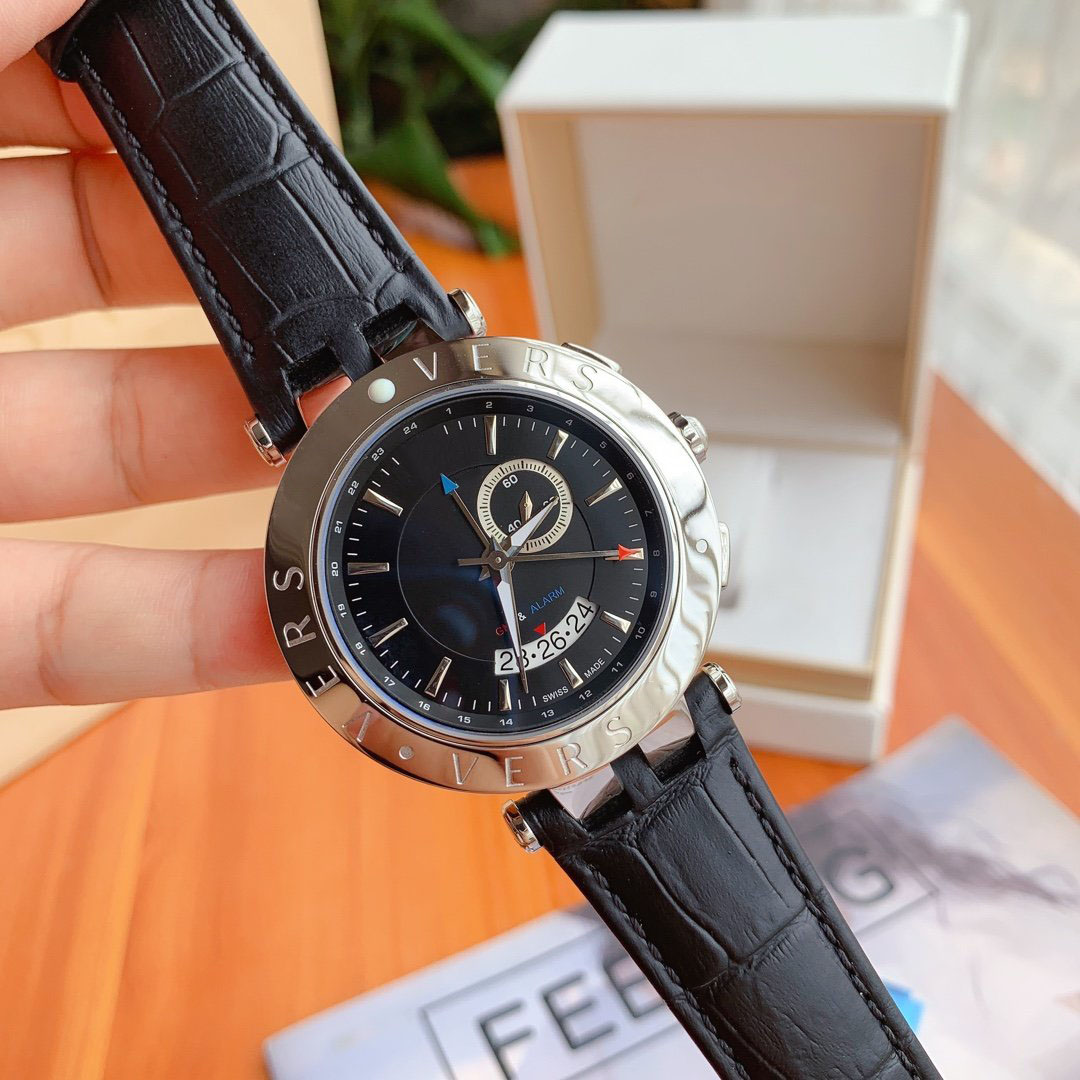 Mens Watches Quartz movement 45mm Leather Band Sapphire Crystal Waterproof Wristwatches watches Men Wristwatches
Mens Watches Quartz movement 45mm Leather Band Sapphire Crystal Waterproof Wristwatches watches Men Wristwatches