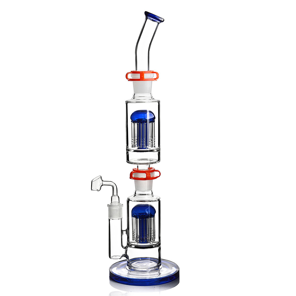 tall bongs water pipes hookahs glass bubbler smoking accessories heady dab oil rigs dabber water bong 18mm banger 17.7 inchs