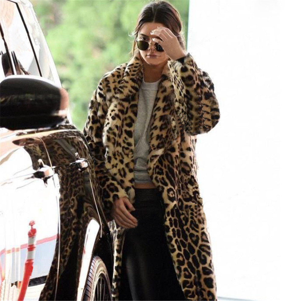 Women Fashion Sexy Leopard Print Outwear Plus Size Winter Warm Long Thick Fur Cotton Parka Slim Jacket Coat, Brown
Women Fashion Sexy Leopard Print Outwear Plus Size Winter Warm Long Thick Fur Cotton Parka Slim Jacket Coat, Brown