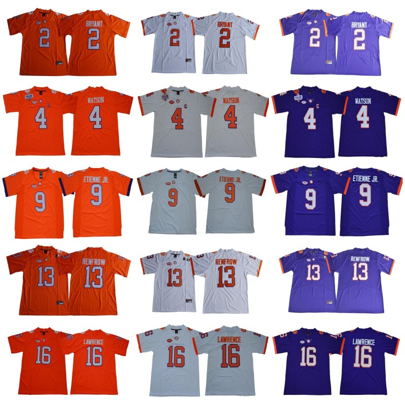 2019 Championships Clemson Tigers 16 Trevor Lawrence 9 Travis Etienne Jr. 4 Deshaun Watson 13 Hunter Renfrow Orange NCAA Cotton Bowl Jerseys, Men
2019 Championships Clemson Tigers 16 Trevor Lawrence 9 Travis Etienne Jr. 4 Deshaun Watson 13 Hunter Renfrow Orange NCAA Cotton Bowl Jerseys, Men