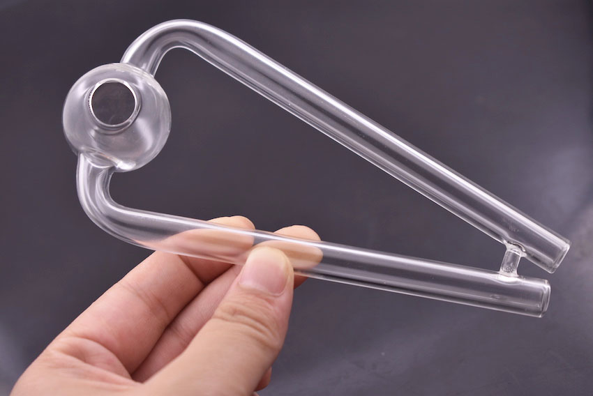 Newest double tube glass oil burner 14cm big clear glass oil tube smoking hand pipe free shipping
Newest double tube glass oil burner 14cm big clear glass oil tube smoking hand pipe free shipping