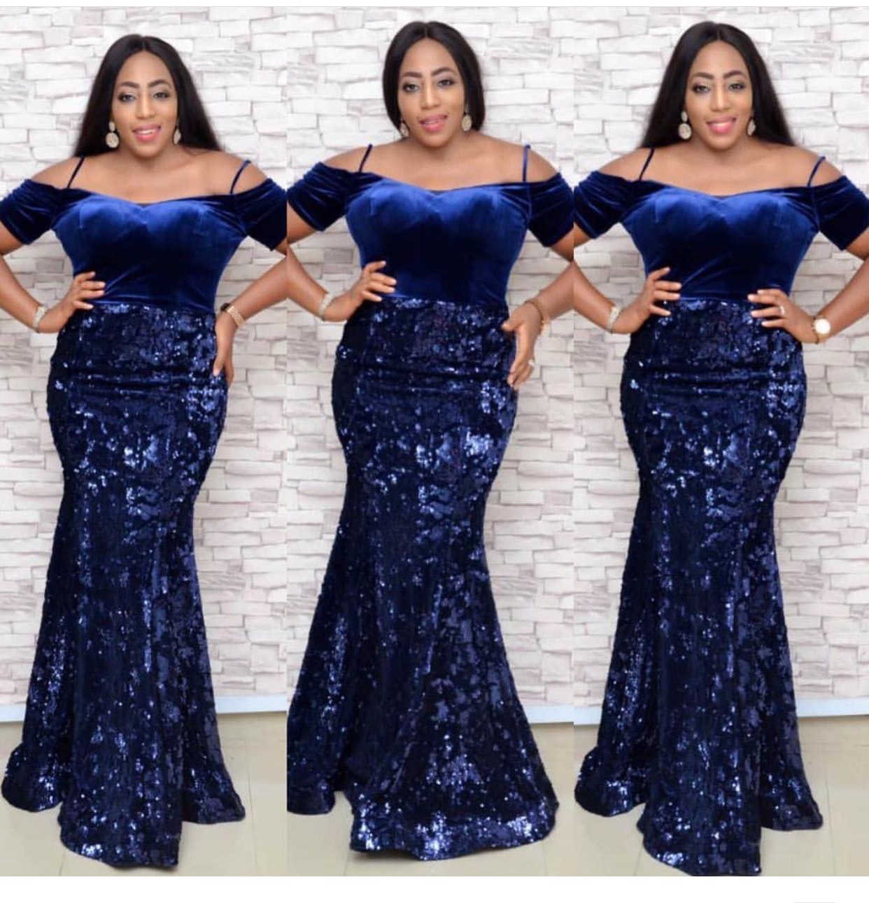 Plus Size Mermaid Evening Dresses Velvet Off Shoulder Sequins Sparkly Prom Dress Formal Party Dress Robe de Soiree