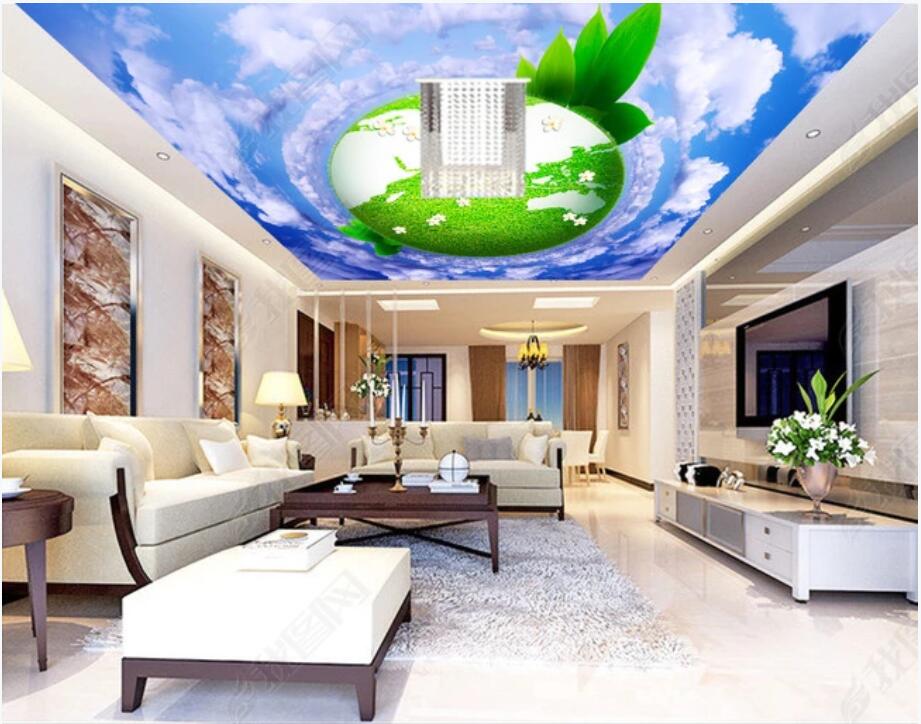 3d ceiling murals self adhesive wallpaper custom mural Blue sky and white clouds green earth ceiling ceiling mural 3d photo wallpaper, Non woven
3d ceiling murals self adhesive wallpaper custom mural Blue sky and white clouds green earth ceiling ceiling mural 3d photo wallpaper, Non woven