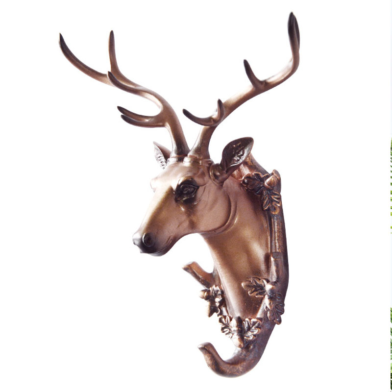 Decorative Hook Wall Mural Storeage Rack Home Storage Rack Animal Head Door Rear Storage Hook No Trace Bathroom Coat