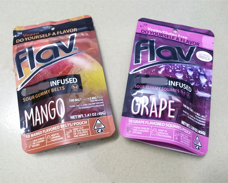 2020 new flav gummy bag mylar smell proof edibles packaging pouch resealable zipper custom print OEM
2020 new flav gummy bag mylar smell proof edibles packaging pouch resealable zipper custom print OEM