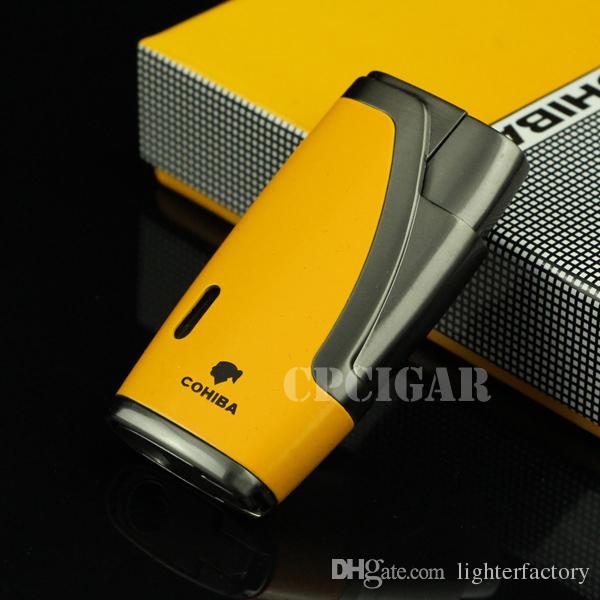 COHIBA Multifunctional Flame Lighter 1Torch Windproof Refillable Butane Gas Cigar jet Lighter w/ Built-in Cigar Punch w/Gift Box
COHIBA Multifunctional Flame Lighter 1Torch Windproof Refillable Butane Gas Cigar jet Lighter w/ Built-in Cigar Punch w/Gift Box