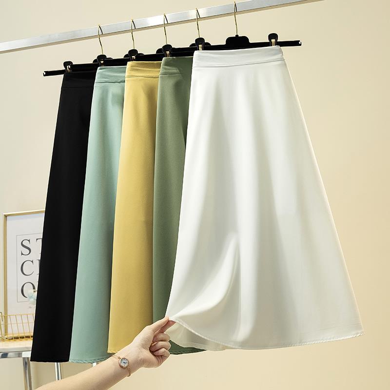 2020 New Spring And Autumn Women Korean Style A-Line Mid-Calf Skirts Office Ladies Solid High Waist Skirt Faldas Mujer Moda A07, Yellow
2020 New Spring And Autumn Women Korean Style A-Line Mid-Calf Skirts Office Ladies Solid High Waist Skirt Faldas Mujer Moda A07, Yellow