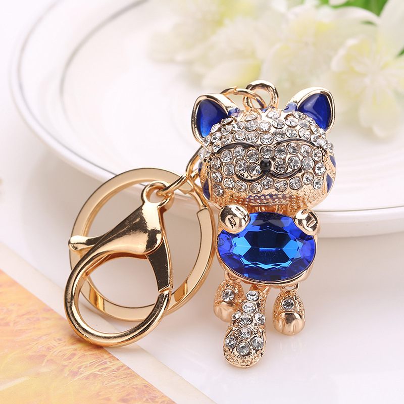 Beauty Cute Lovely High Heeled Shoes Rhinestone Crystal Keychain Charm Pendent Accessories Girl Women Purse Charm keyring jewelry