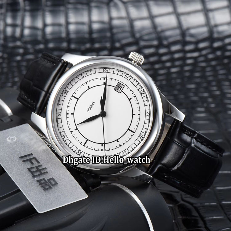 Classical Calatrava 5296 5296G-001 White Dial Japan Miyota 8215 Automatic Mens Watch Silver Case Leather Strap High Quality Sport Watches, P-05d
Classical Calatrava 5296 5296G-001 White Dial Japan Miyota 8215 Automatic Mens Watch Silver Case Leather Strap High Quality Sport Watches, P-05d