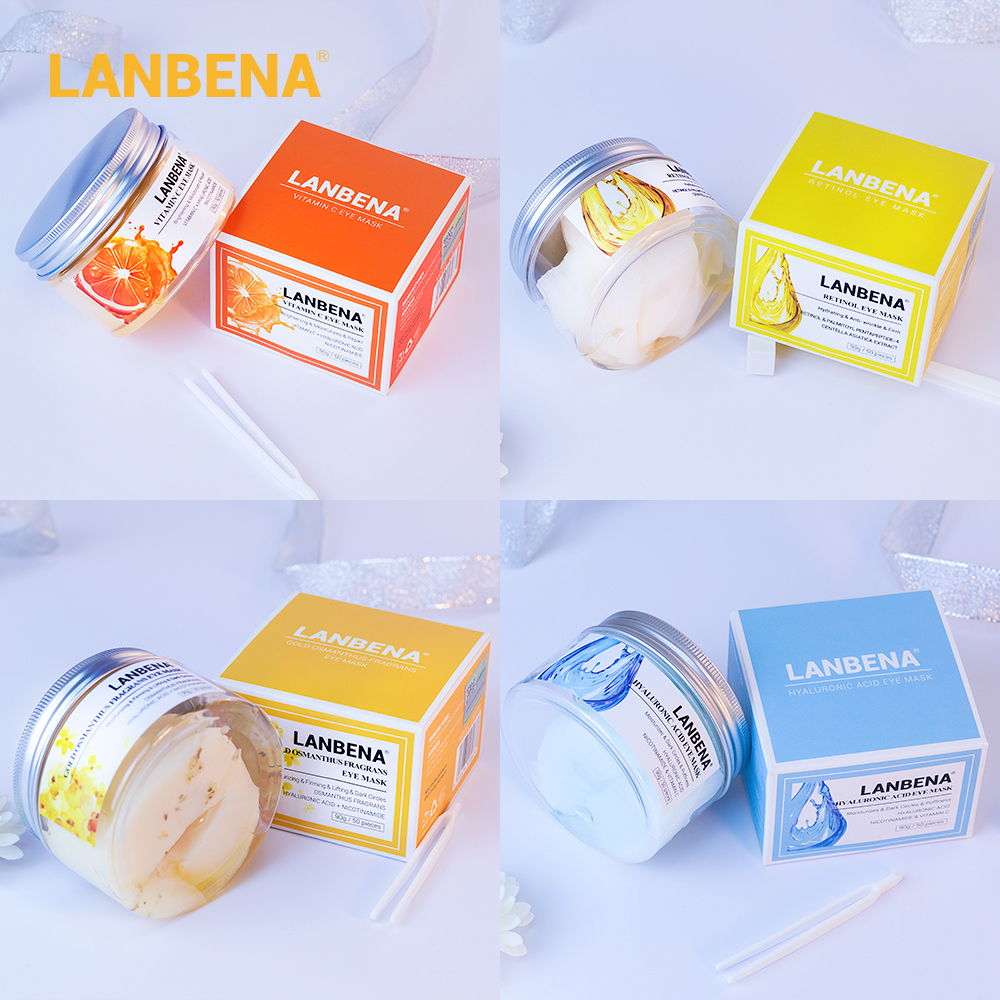 LANBENA Hyaluronic Acid VC Retinol Hydration Eye Mask Patches Reduces Dark Circles Bags Nourish skin Care
LANBENA Hyaluronic Acid VC Retinol Hydration Eye Mask Patches Reduces Dark Circles Bags Nourish skin Care