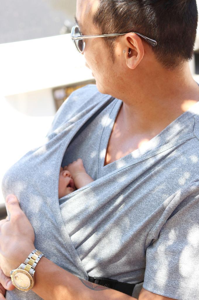 multifunctional baby carrier t shirt skin to skin mom baby kangaroo tank tops mens dad shirt carrier