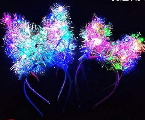 LED Bunny Ear Headband Light Up Rabbit Long Ears Hairband Hairstick kids Adult Wedding Halloween Christmas Birthday Party Glow Decoration от DHgate WW