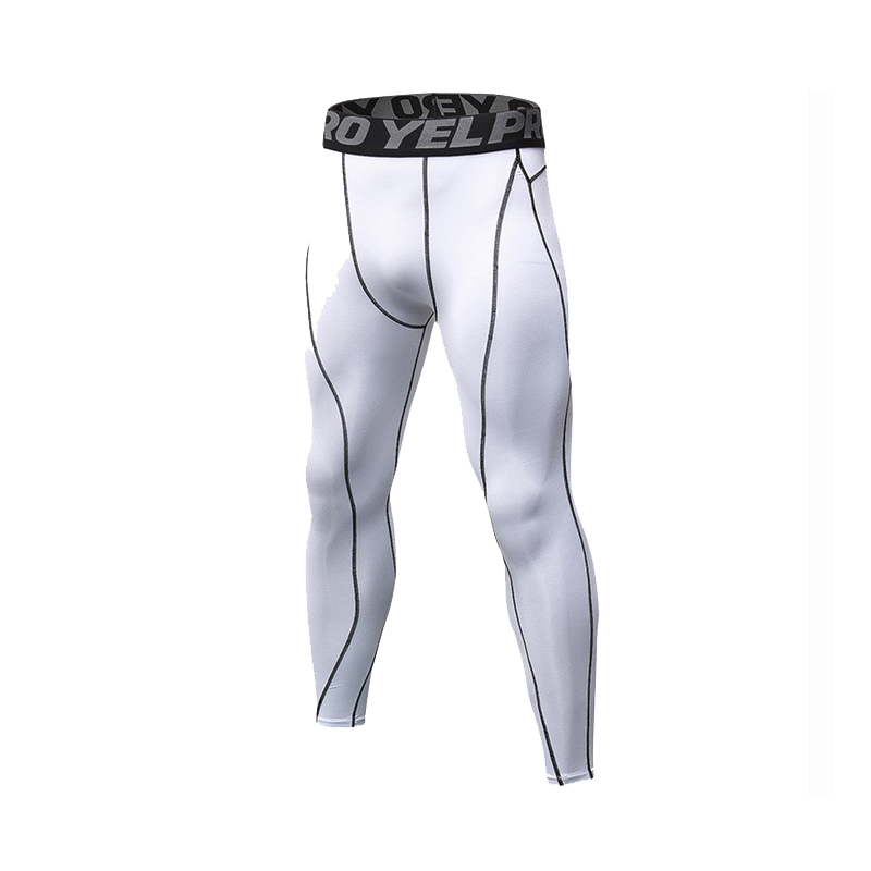 Men Compression Pants Leggings Gym Fitness Quick Dry Stretch Tights Breathable Bodybuilding Sweatpants Workout Trousers Leggins