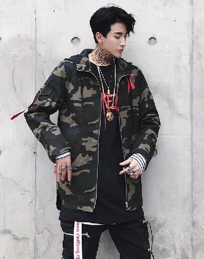 Men's Jackets Camouflage Jacket Men Coats US Size XS-XL