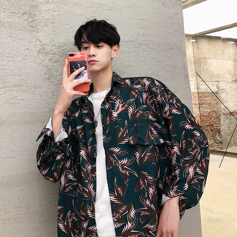 Style INS Net Red Shirt Men' Korean Version Fashion Students Handsome Design Sense Casual All-match Very Fairy Flower Shirt, Black
Style INS Net Red Shirt Men' Korean Version Fashion Students Handsome Design Sense Casual All-match Very Fairy Flower Shirt, Black