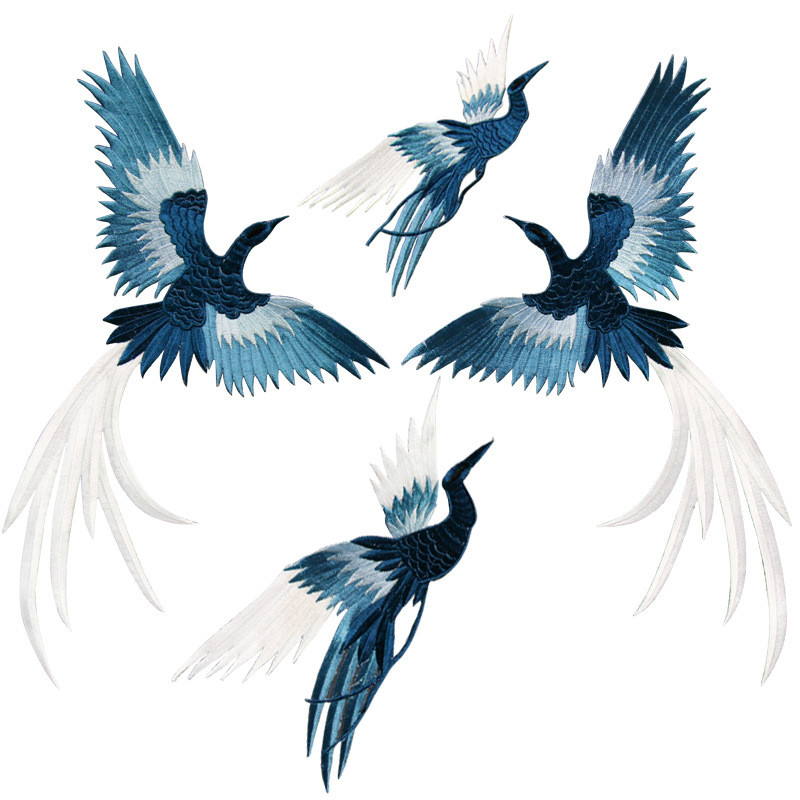 1 set of embroidered patches birds pattern iron-on appliques patchwork DIY accessories for sewing dress decorative zakka quilting 4 pieces
1 set of embroidered patches birds pattern iron-on appliques patchwork DIY accessories for sewing dress decorative zakka quilting 4 pieces