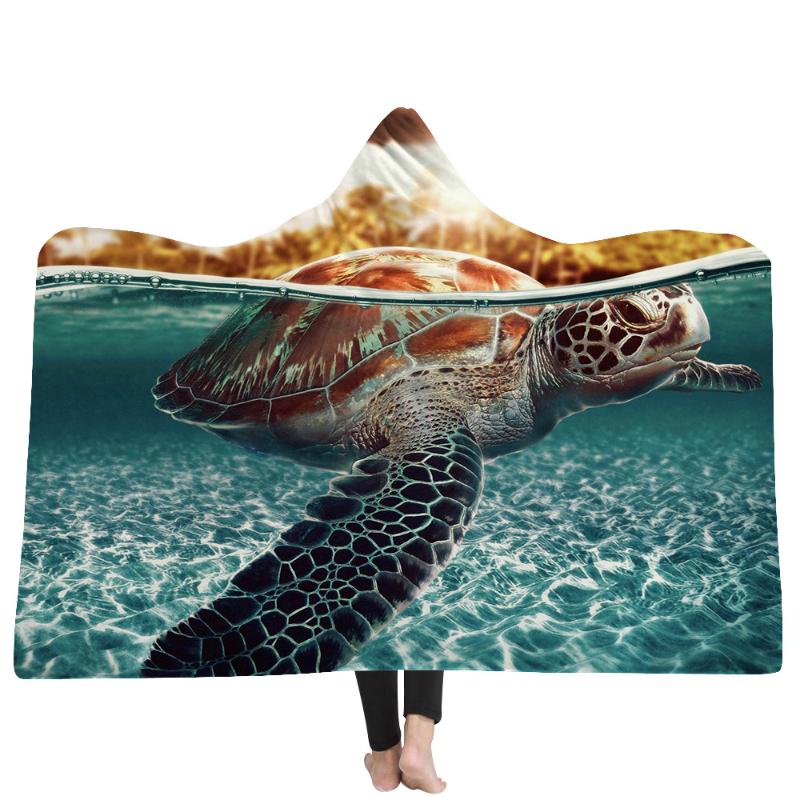 Sea Turtle Animal Sherpa Hooded Blanket Throw Blanket Comfort Warmth Soft Air Conditioning Car Kids Blankets for Beds 
Sea Turtle Animal Sherpa Hooded Blanket Throw Blanket Comfort Warmth Soft Air Conditioning Car Kids Blankets for Beds