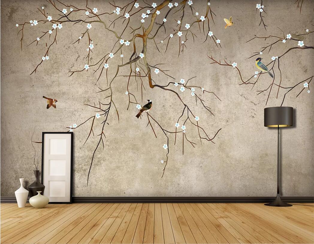 3d room wallpaper custom photo mural Chinese hand-painted meticulous flower and bird plum wall decoration painting wallpaper for walls 3 d, Non-woven fabric
3d room wallpaper custom photo mural Chinese hand-painted meticulous flower and bird plum wall decoration painting wallpaper for walls 3 d, Non-woven fabric