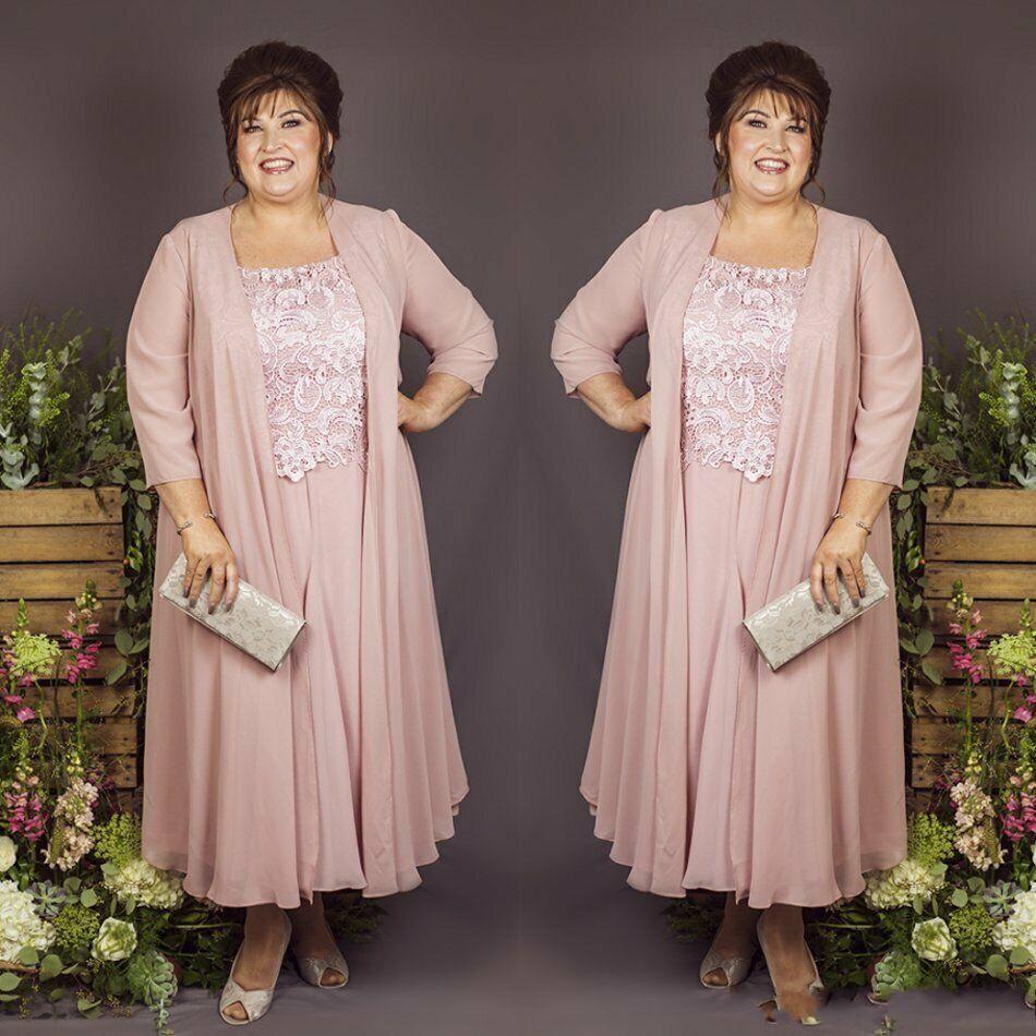 Vintage Plus Size Mother of the Bride Dresses With Jacket Ankle Length Lace Appliques Chiffon Wedding Guest Dress Prom Evening Gowns
Vintage Plus Size Mother of the Bride Dresses With Jacket Ankle Length Lace Appliques Chiffon Wedding Guest Dress Prom Evening Gowns