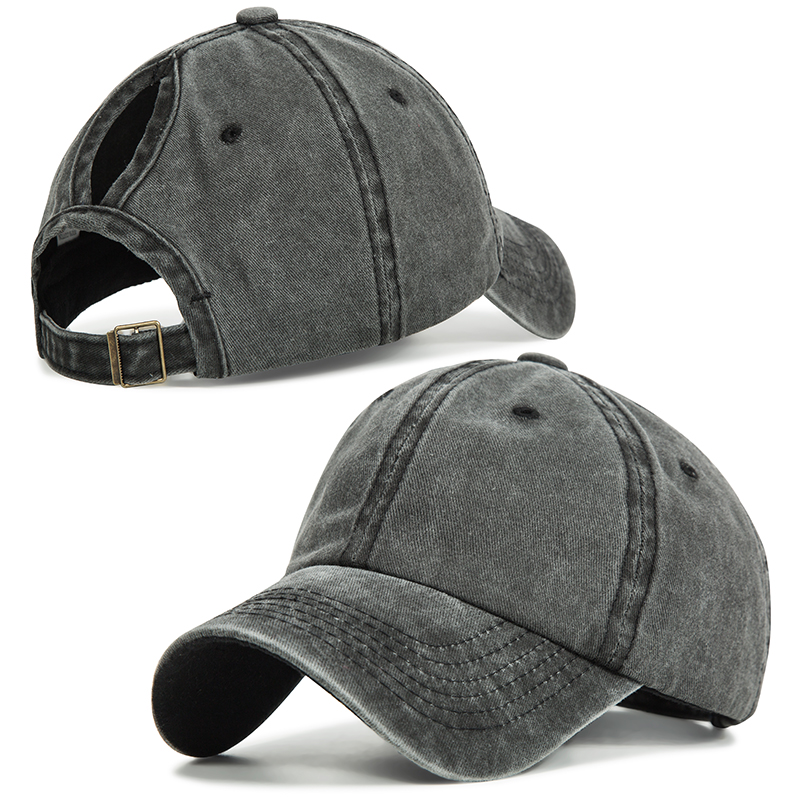 2020 Ponytail Baseball Cap Women Snapback Cotton comfort Summer Hats Casual Sport Caps Drop Shipping Adjustable