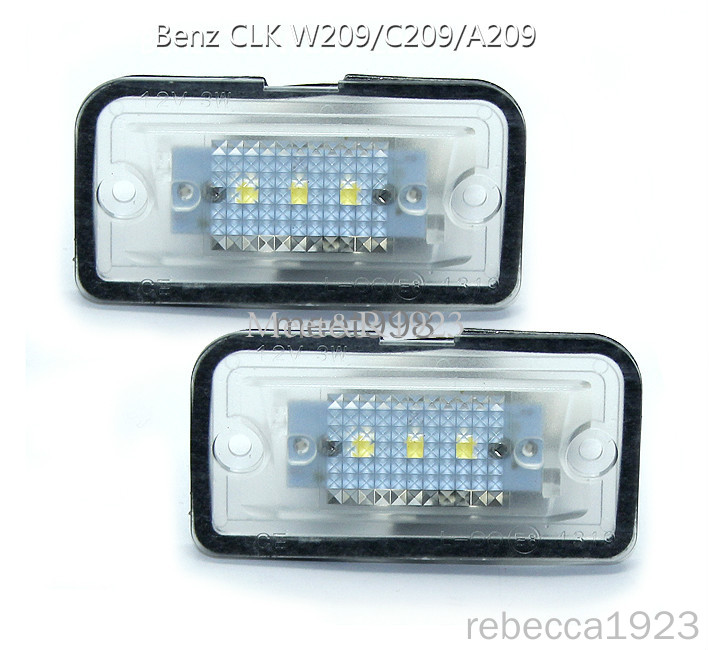 Car led license plate lamps For Benz CLK W209/C209/A209LED Factory Price Led number plate light 12V 6000K
Car led license plate lamps For Benz CLK W209/C209/A209LED Factory Price Led number plate light 12V 6000K