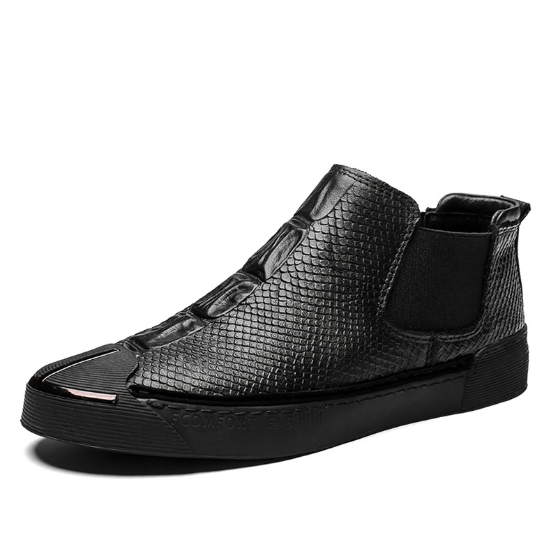 Man Casual Shoes Autumn Mens Genuine Leather Handmade High Tops Male Sneakers Men Hip-hop Tide Rubber Wear Resistant
Man Casual Shoes Autumn Mens Genuine Leather Handmade High Tops Male Sneakers Men Hip-hop Tide Rubber Wear Resistant
