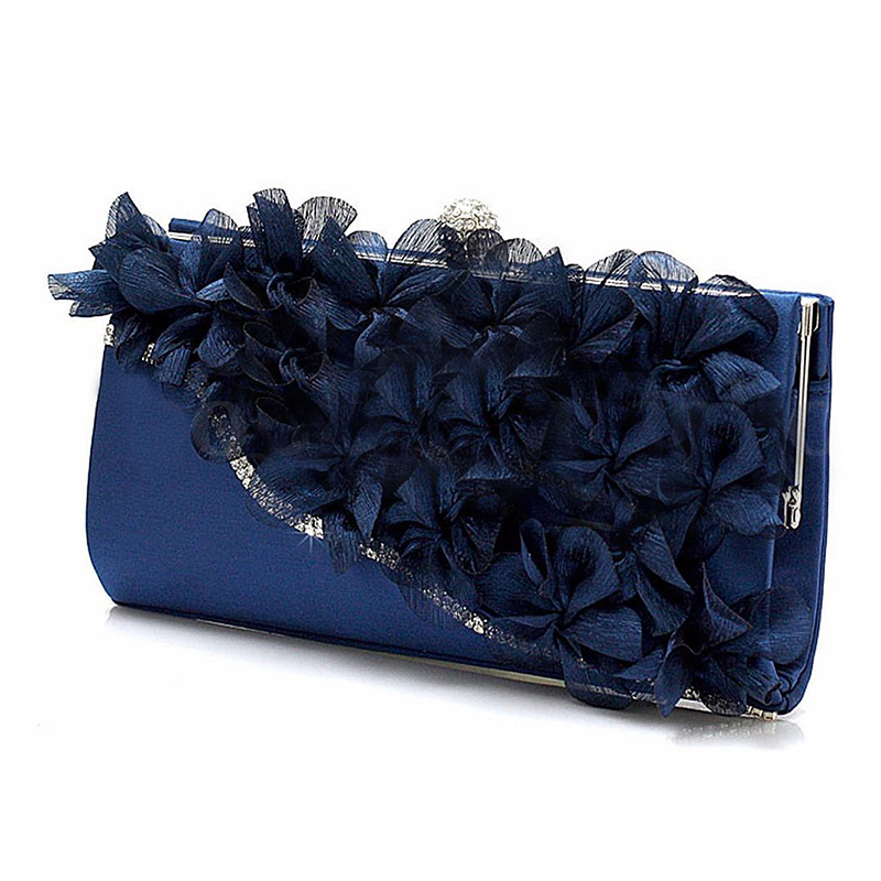 Designer-DCOS Lady Satin Clutch Bag Flower Evening Party Wedding Purse Chain Shoulder Handbag, Black
Designer-DCOS Lady Satin Clutch Bag Flower Evening Party Wedding Purse Chain Shoulder Handbag, Black